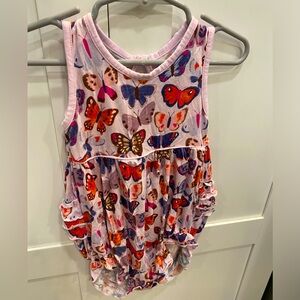 Little Sleepies Butterflies 🦋 Bubble Romper 12-18 Months